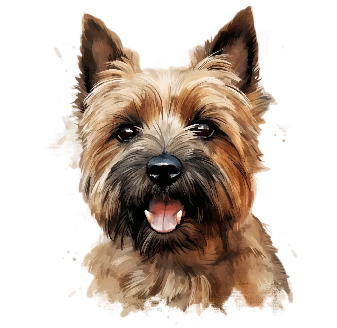 Cairn Terrier (watercolour) design