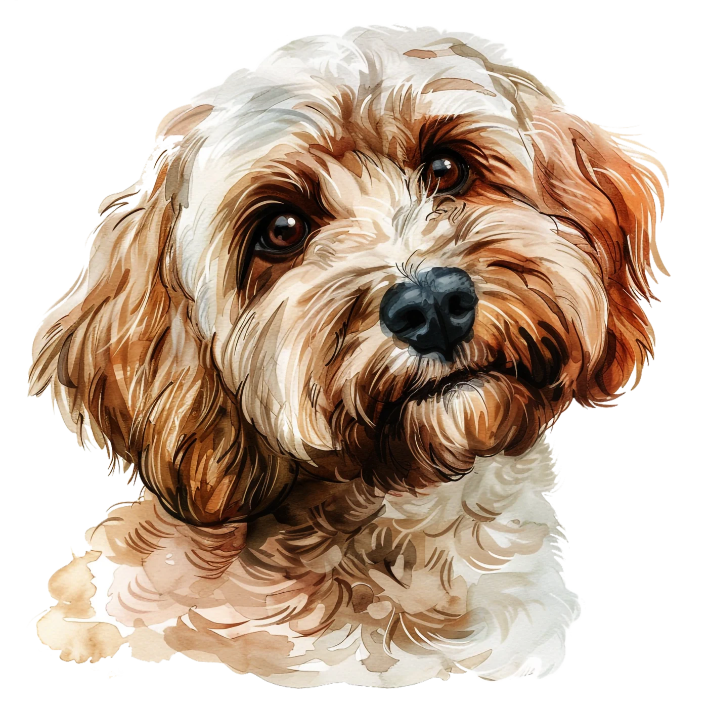 Cockapoo (watercolour) design
